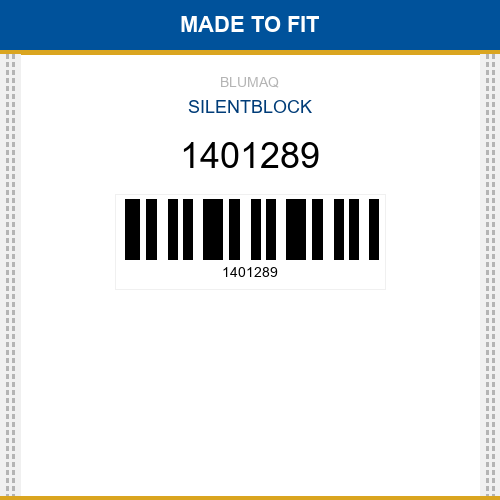 1401289 Silentblock Made to fit