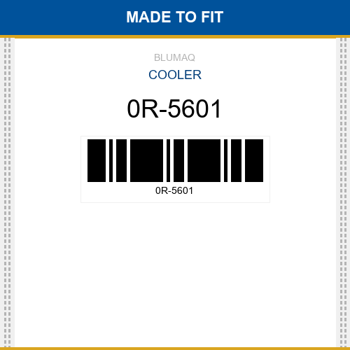 0R-5601 Cooler Made to fit for CATERPILLAR