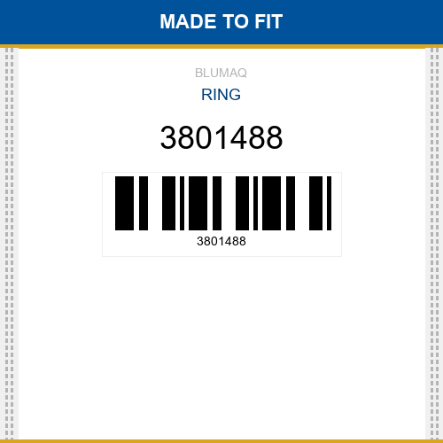 3801488 Ring Made to fit for CATERPILLAR