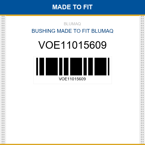 VOE11015609 Bushing Made to fit for VOLVO