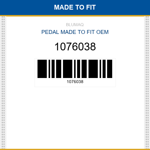 1076038 Pedal Made to fit for CATERPILLAR