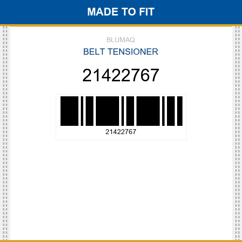 21422767 Belt tensioner Made to fit for VOLVO