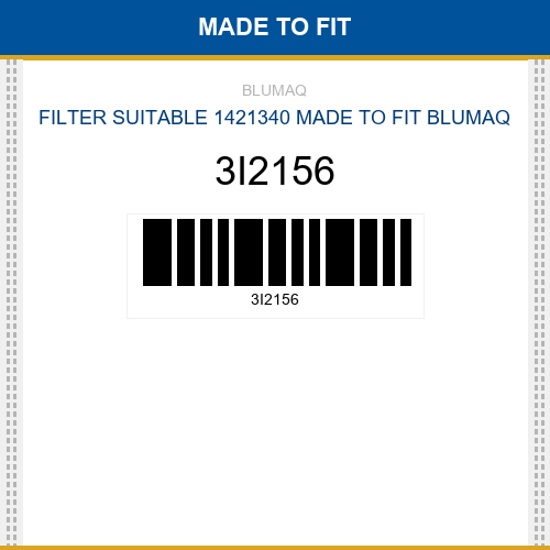 3I2156 Filter suitable 1421340 Made to fit for CATERPILLAR