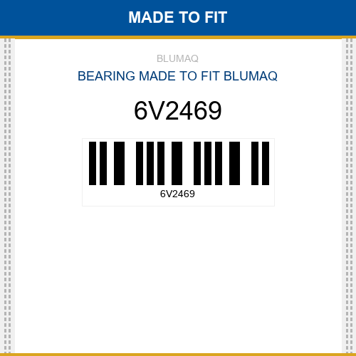 6V2469 Bearing Made to fit for CATERPILLAR