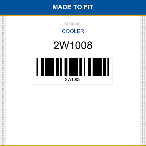 2W1008 Cooler Made to fit for CATERPILLAR