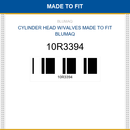 10R3394 Cylinder head w/valves Made to fit for CATERPILLAR