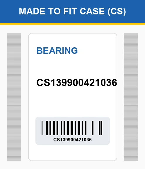 CS139900421036 Bearing Made to fit for CASE