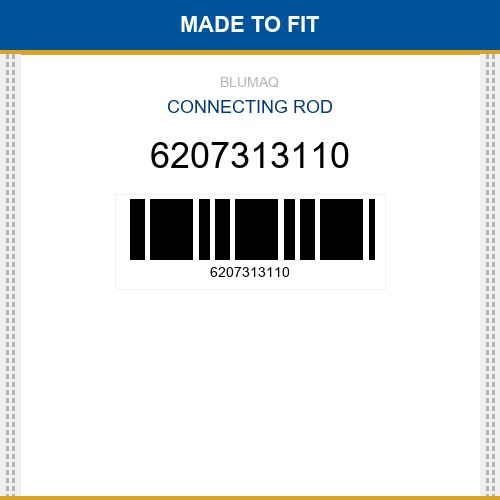 6207313110 Connecting rod Made to fit for KOMATSU