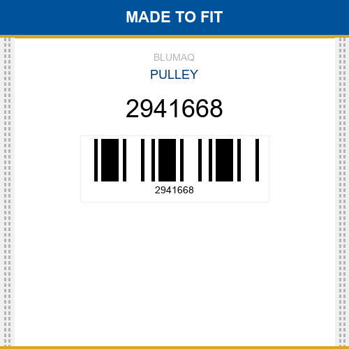 2941668 Pulley Made to fit