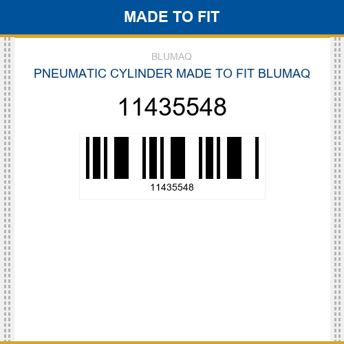 11435548 Pneumatic cylinder Made to fit for VOLVO