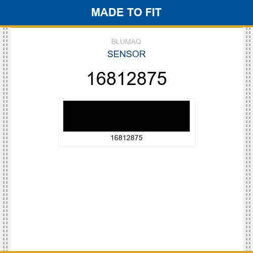 16812875 Sensor Made to fit for VOLVO