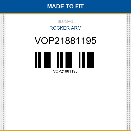 VOP21881195 Rocker arm Made to fit for VOLVO