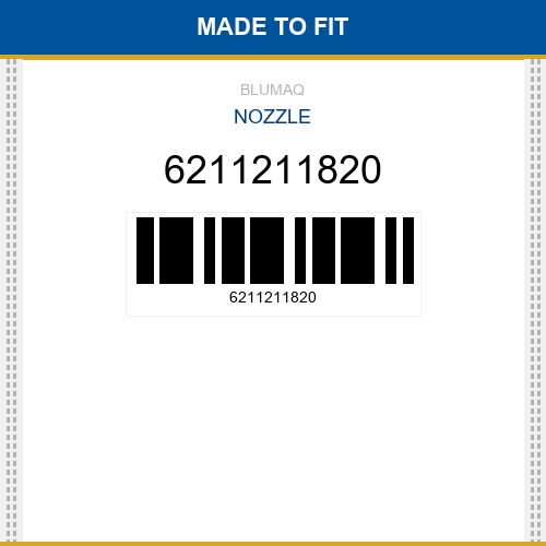 6211211820 Nozzle Made to fit for KOMATSU