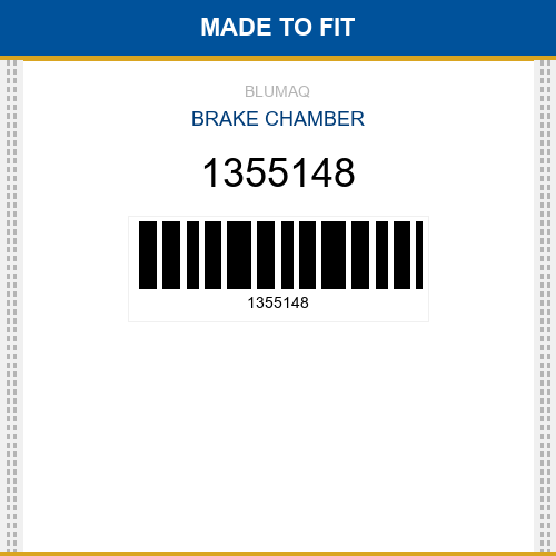 1355148 Brake chamber Made to fit