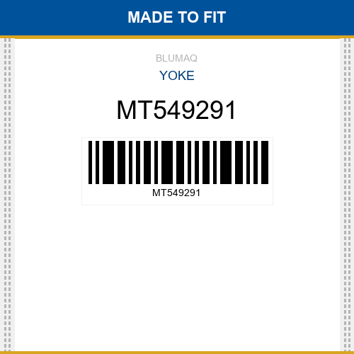MT549291 Yoke Made to fit for Manitou-Gehl