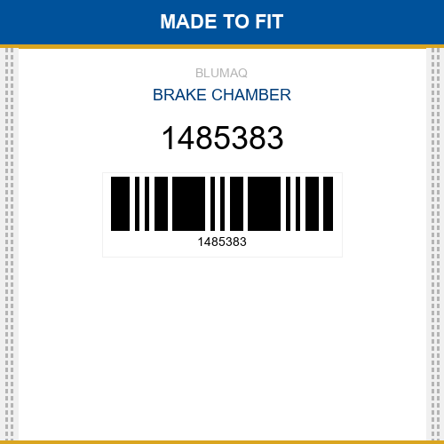 1485383 Brake chamber Made to fit