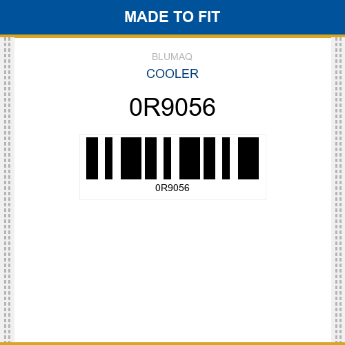 0R9056 Cooler Made to fit