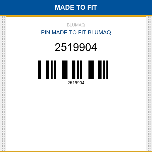 2519904 Pin Made to fit for CATERPILLAR