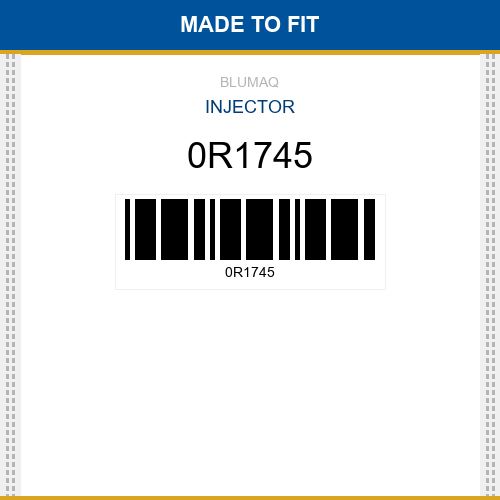 0R1745 Injector Made to fit for CATERPILLAR