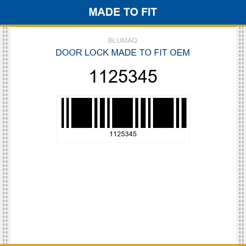 1125345 Door lock Made to fit