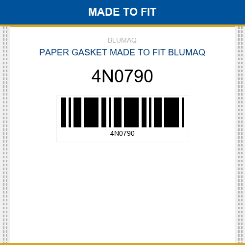 4N0790 GASKET New Aftermarket for CATERPILLAR PARTS