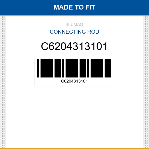 C6204313101 Connecting rod Made to fit for CUMMINS