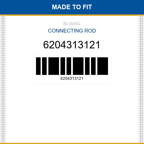 6204313121 Connecting rod Made to fit for KOMATSU