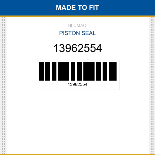 13962554 Piston seal Made to fit for VOLVO