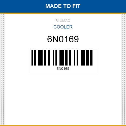 6N0169 Cooler Made to fit for CATERPILLAR