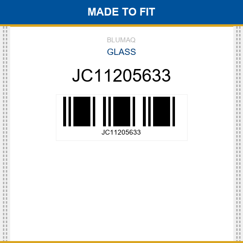 JC11205633 Glass Made to fit for JCB