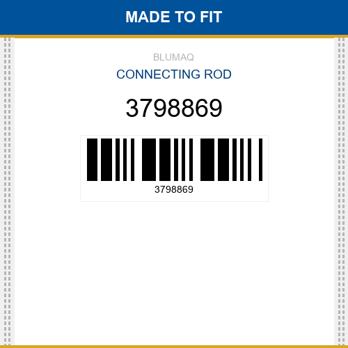 3798869 Connecting rod Made to fit