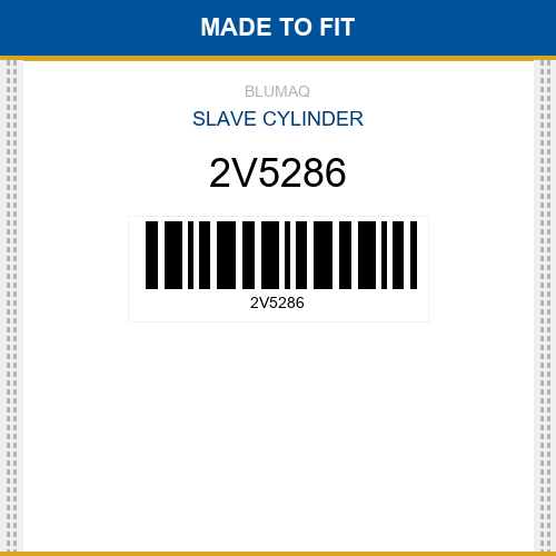 2V5286 Slave cylinder Made to fit for CATERPILLAR