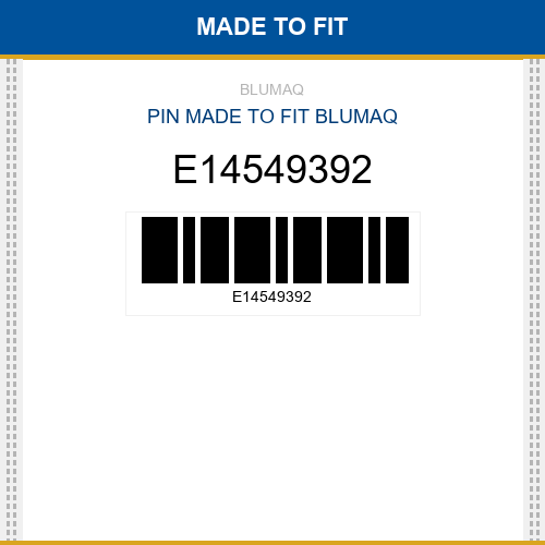 E14549392 Pin Made to fit for VOLVO