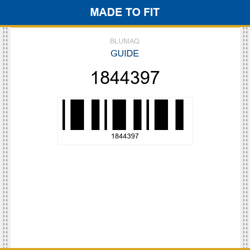 1844397 Guide Made to fit