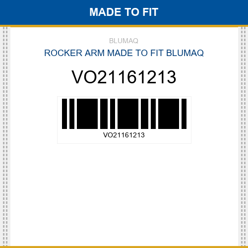 VO21161213 Rocker arm Made to fit for VOLVO
