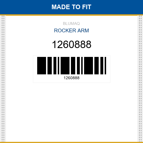 1260888 Rocker arm Made to fit