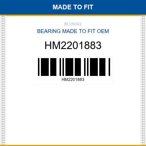 HM2201883 Bearing Made to fit for HAMM