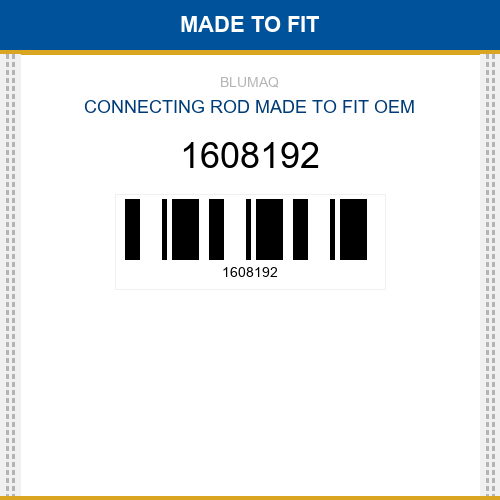 1608192 Connecting rod Made to fit