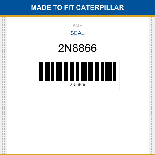2N8866 Seal Made to fit for CATERPILLAR