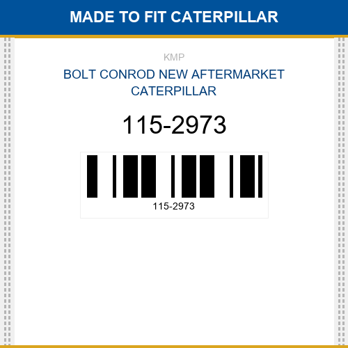 115-2973 Bolt conrod Made to fit