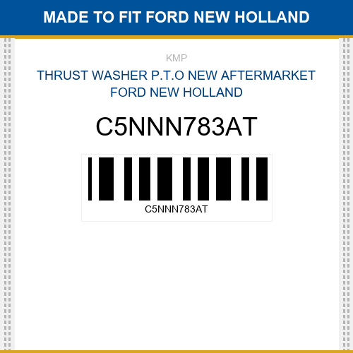 C5NNN783AT Thrust washer p.t.o Made to fit for FORD NEW HOLLAND