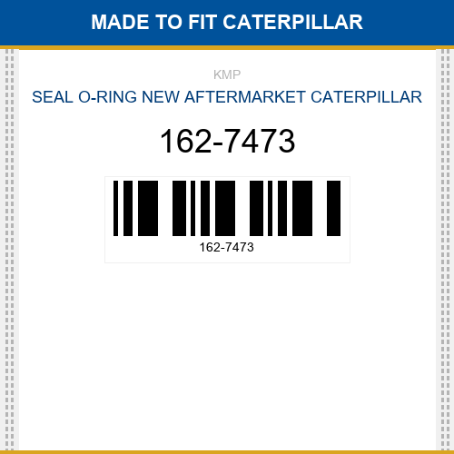 162-7473 Seal o-ring Made to fit