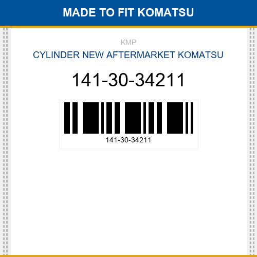141-30-34211 Cylinder Made to fit for KOMATSU