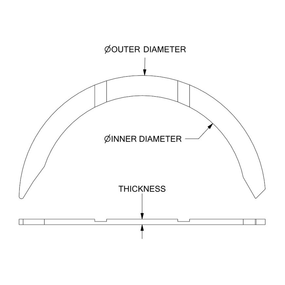 032-9090/1 Thrust washer kit - std Made to fit 2