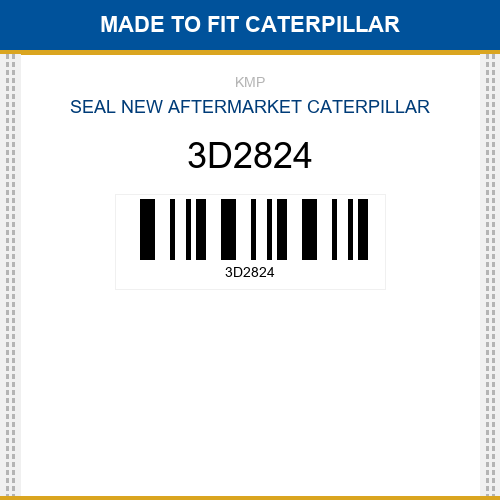 3D2824 Seal Made to fit for CATERPILLAR