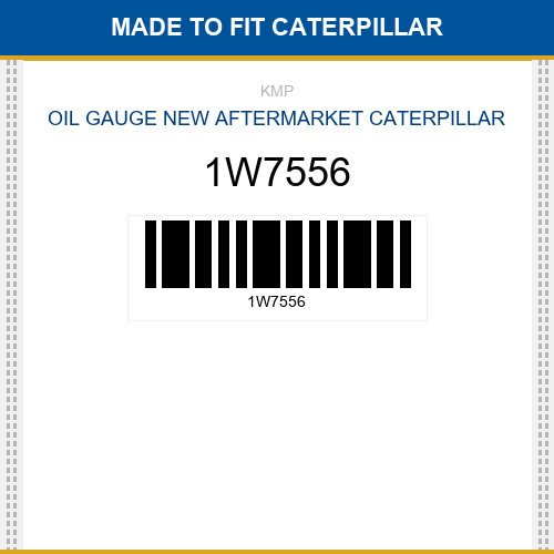 1W7556 Oil gauge Made to fit for CATERPILLAR