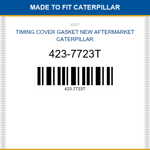 423-7723T Timing cover gasket Made to fit for CATERPILLAR