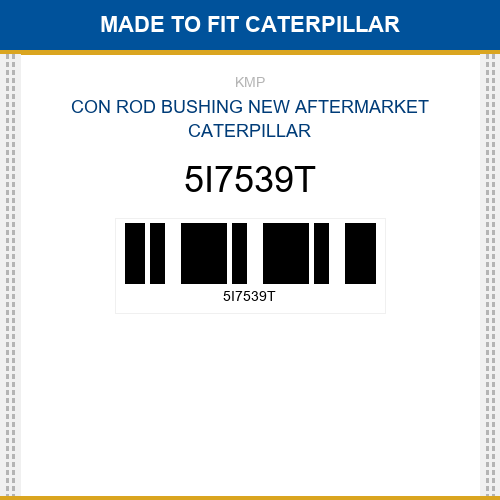 5I7539T Con rod bushing Made to fit for CATERPILLAR