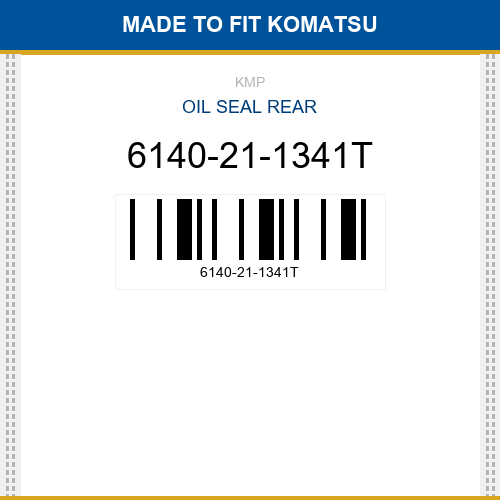 6140-21-1341T Oil seal rear Made to fit