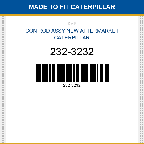 232-3232 Con rod assy Made to fit for CATERPILLAR